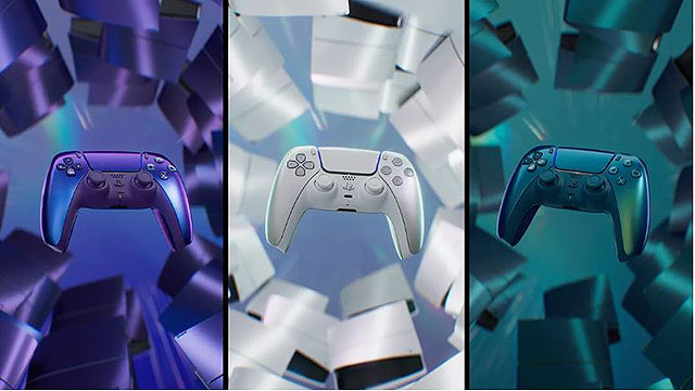 PS5の周辺機器シリーズで虹色に輝く『クロマ コレクション』が初公開！　同時にDualSense ワイヤレスコントローラー『フォートナイト』コラボモデルも発表！ 10月3日より順次予約受付開始