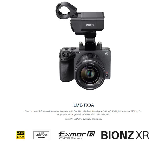 海外にて『FX3A』が登場 液晶モニターと付属品が変更になる見込み