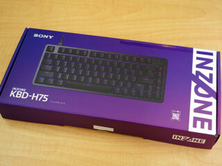 ゲーミングキーボード「INZONE KBD-H75」にアップデート「Ver.1.1.5.0」公開　特定の操作後キー入力ができなくなる事象の改善