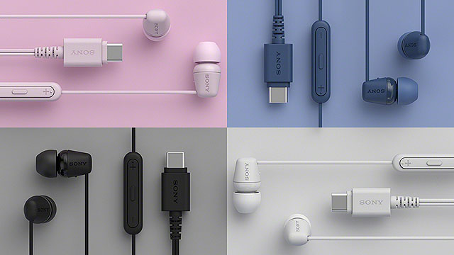 ソニー初 USB Type C 対応ヘッドホン 『IER-EX15C』登場　ソニーストア価格：3,190円