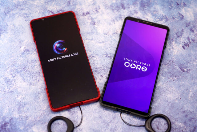 SONY PICTURES COREアプリ更新　紫グラデーションの新アイコン採用