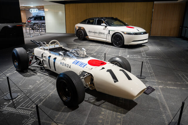 今だけ銀座で見られる！AFEELA 1『Honda RA272』特別展示を見てきました