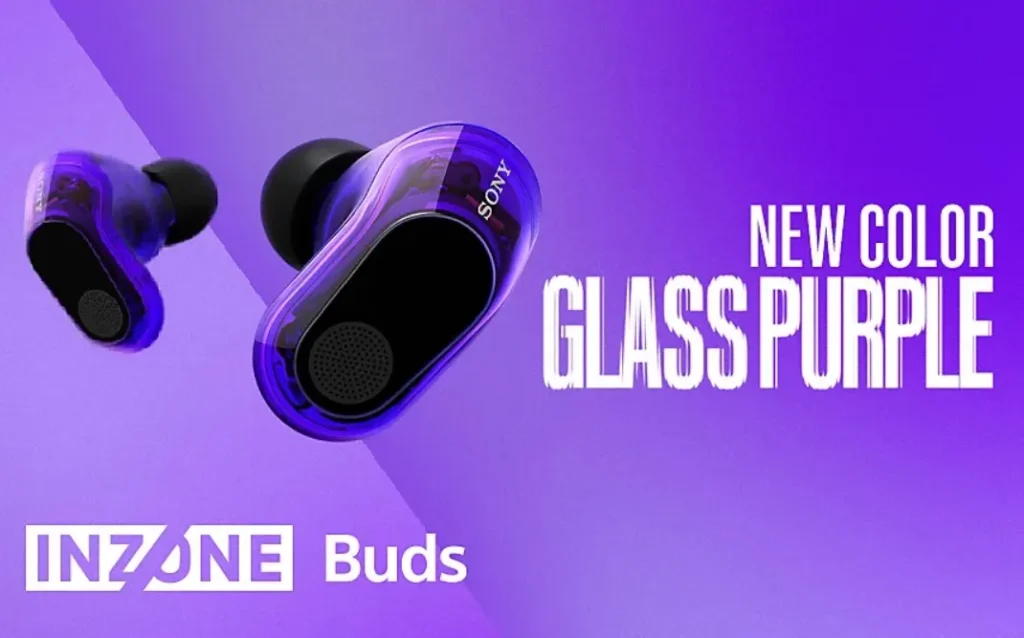 INZONE Buds』に新色グラスパープル登場 スケルトン調デザイン採用 4月