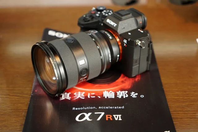 ソニーα7R VIのRAWファイルをAdobe Lightroomで編集している画面