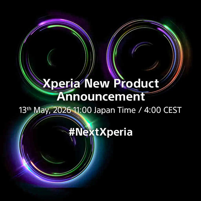 【速報】ソニーが5月13日にXperia新製品発表イベント開催を予告　モニタープログラムも募集開始