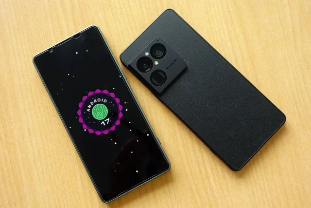 Xperia向けAndroid 17の新機能とデスクトップモードを紹介するイメージ